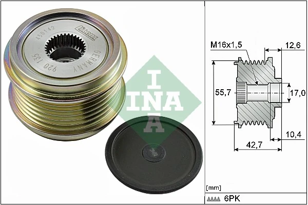 Alternator Freewheel Clutch